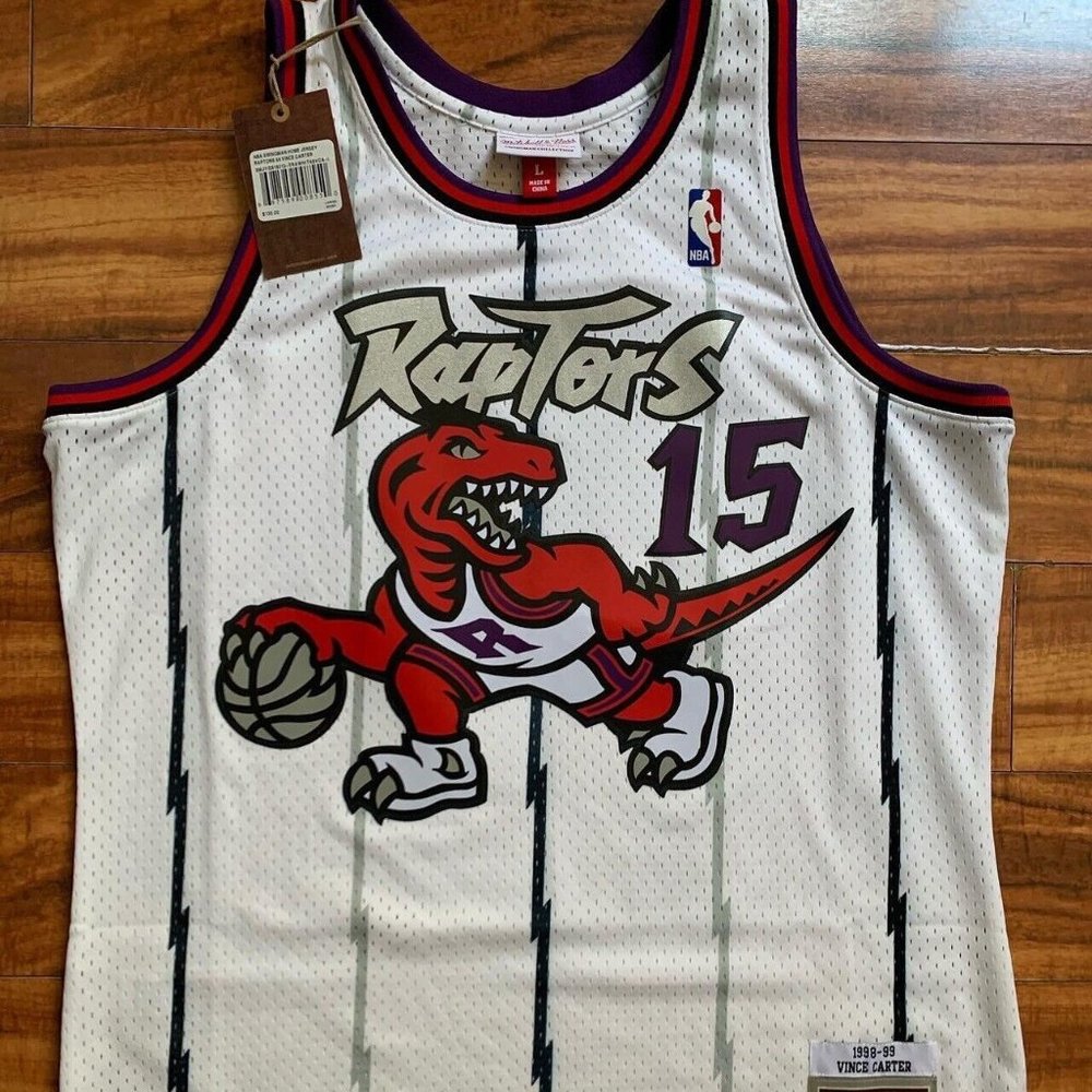 Vince Carter 1998-99 Toronto Raptors Mitchell & Ness Swingman NWT Jersey